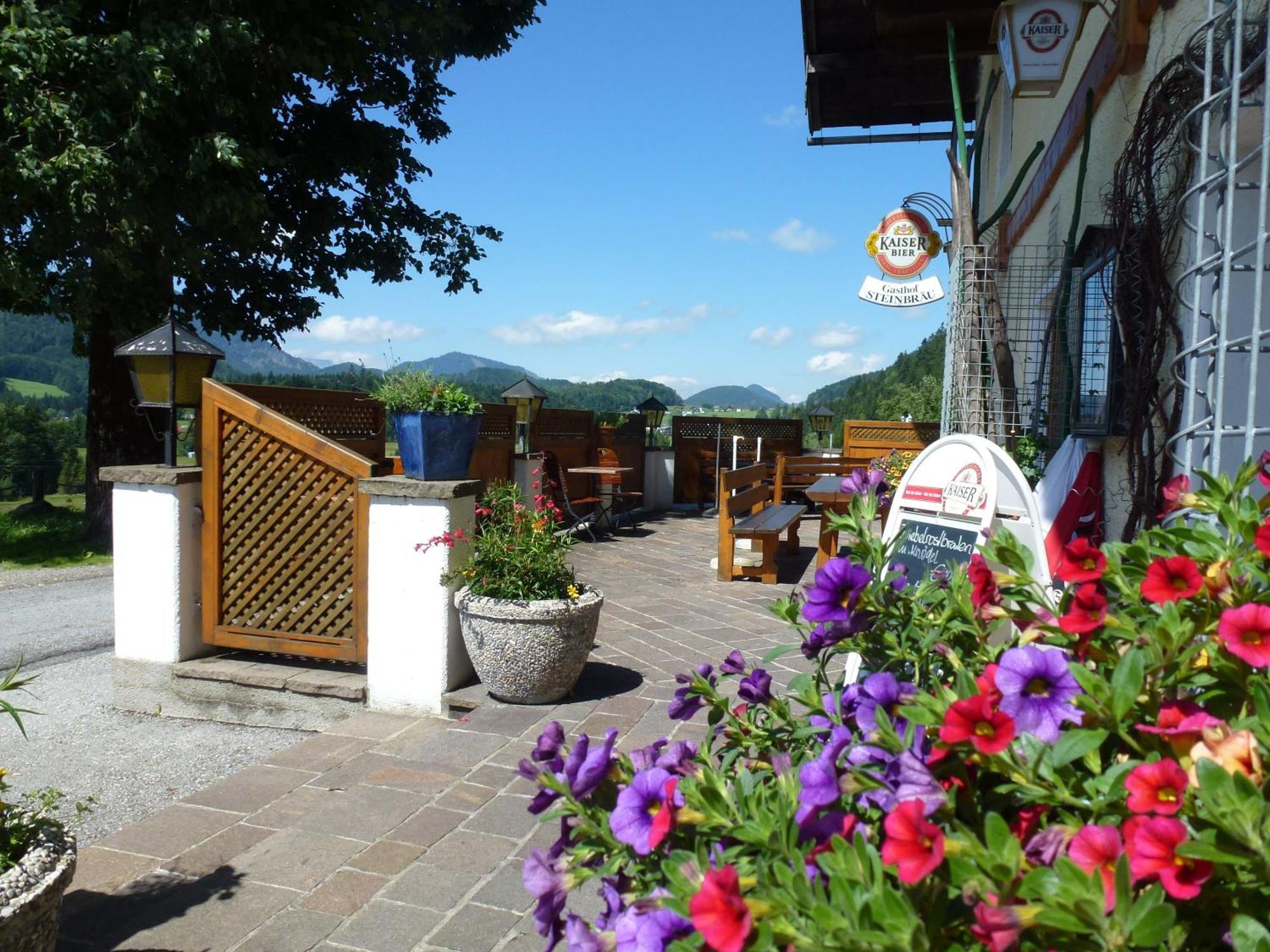 Gasthof Steinbraeu Faistenau Exterior foto